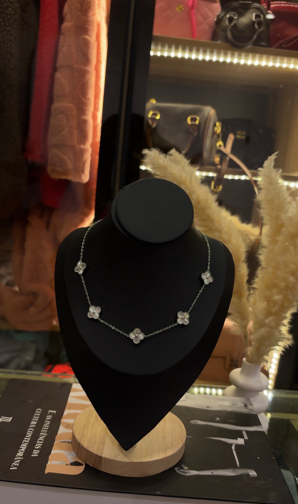 Silver Clove Necklace