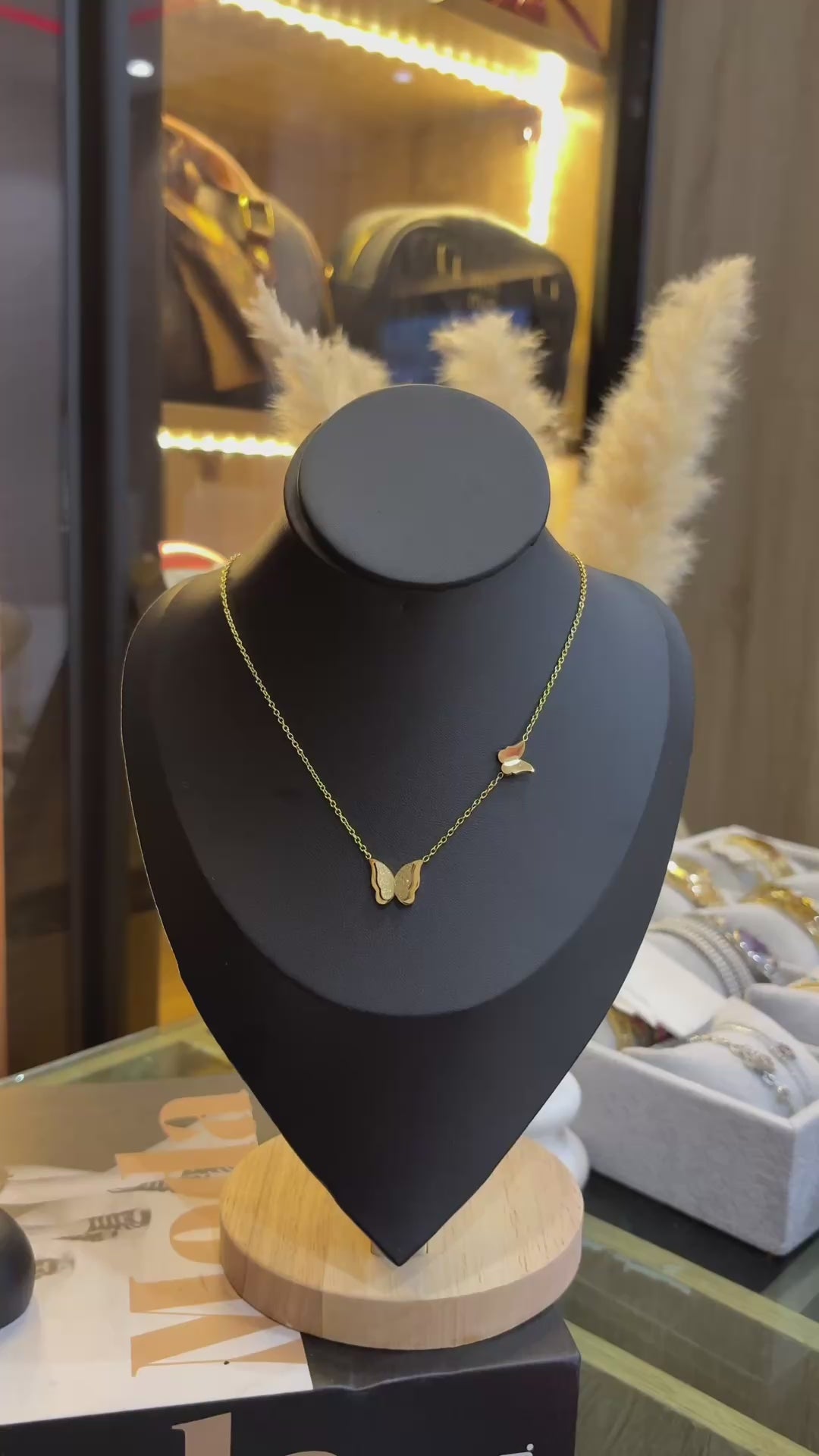 Designer butterfly necklace